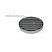 Сухой герметичный трап (Dm200/110V1S), круглая решетка